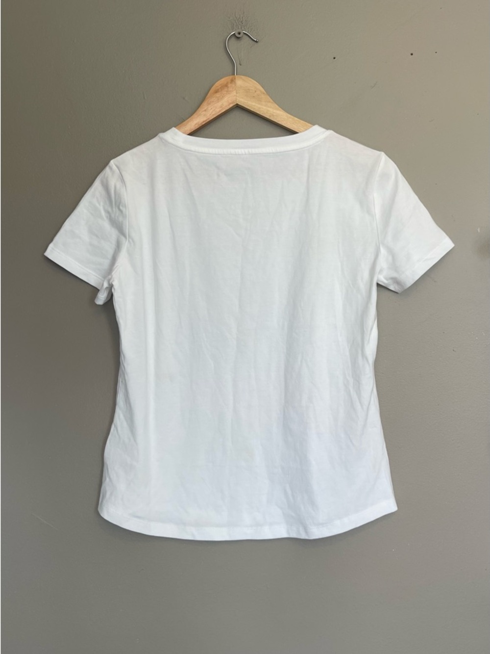 Talbots Lemon Embroidery Tee - Picture 2 of 3